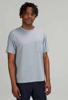 Lululemon Fundamental Pocket T Shirt Chambray Large